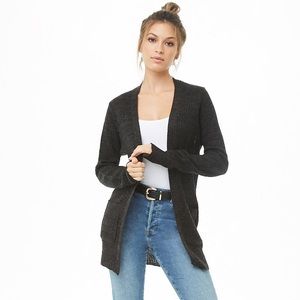 Black cardigan